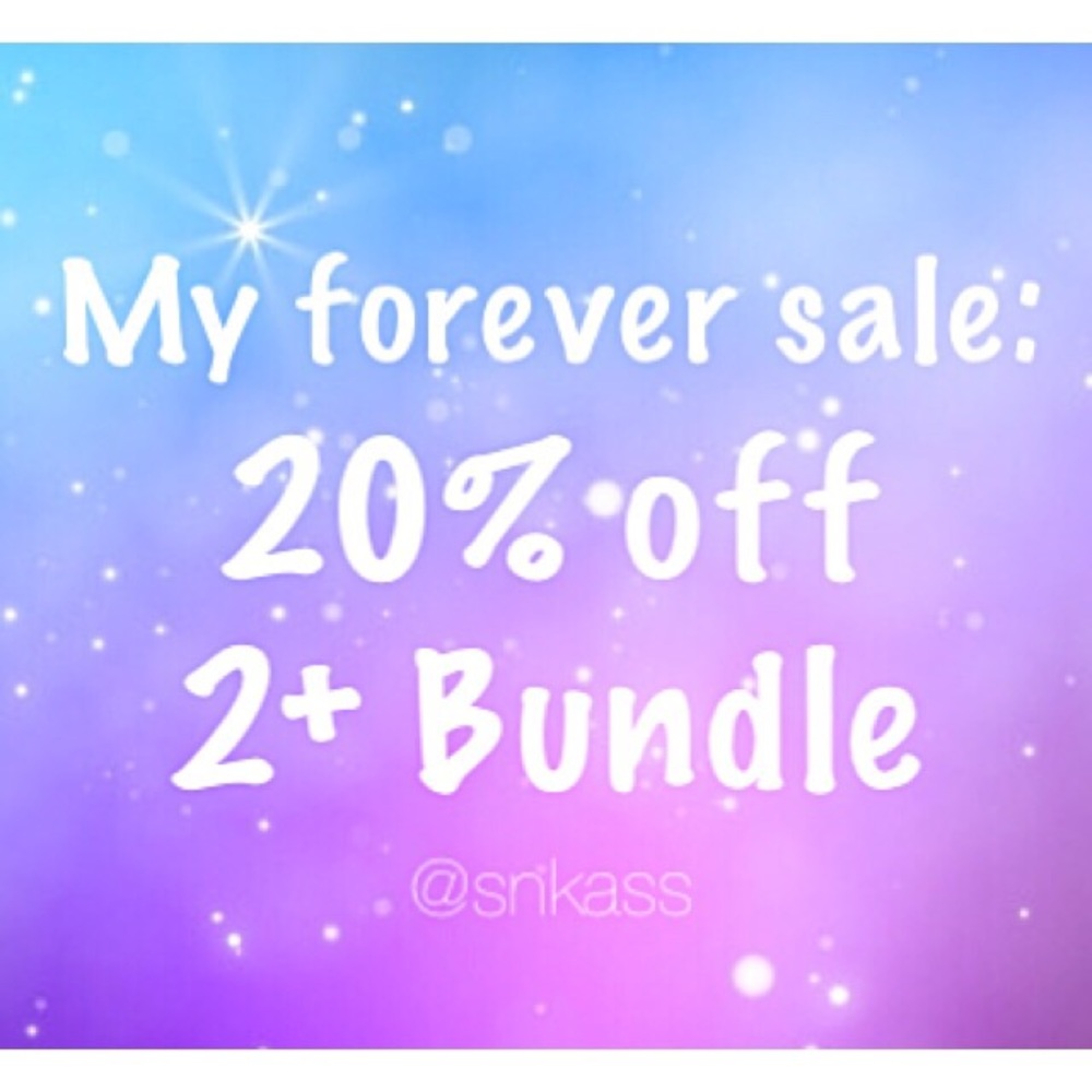 20% off 2+ bundle!!